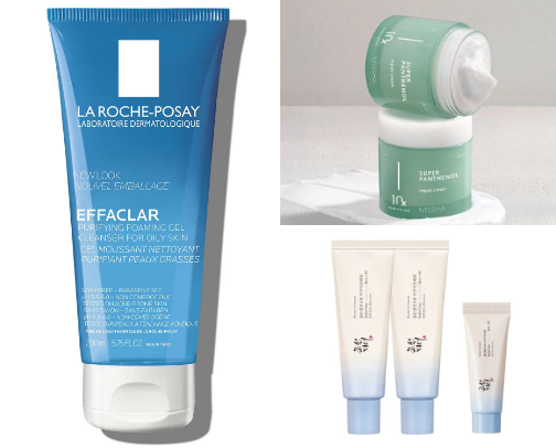 Combination/acne prone skin routine! cover photo collage