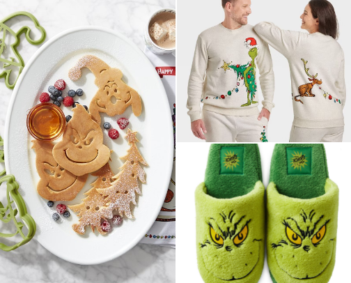 Christmas morning- The Grinch Style cover photo collage