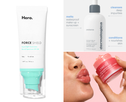 SKINCARE 🧖🏽‍♀️✨🤍 cover photo collage