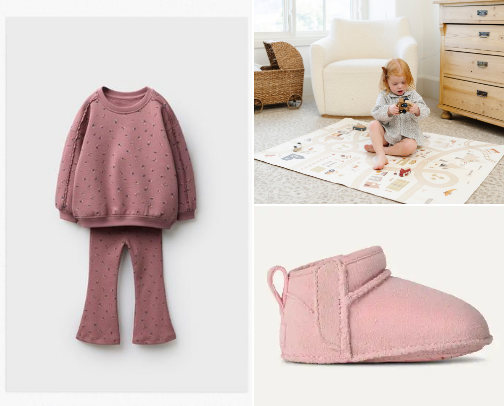 What's on my Baby Girl's 1st Christmas List cover photo collage