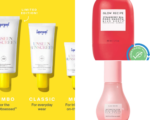skincare favs 🧴✨ cover photo collage