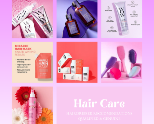Ultimate Hair Care 🤍 cover photo collage