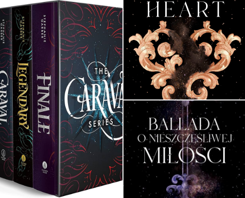 e-PUB Caraval Paperback Boxed Set: Caraval, Legendary, Finale cover photo collage