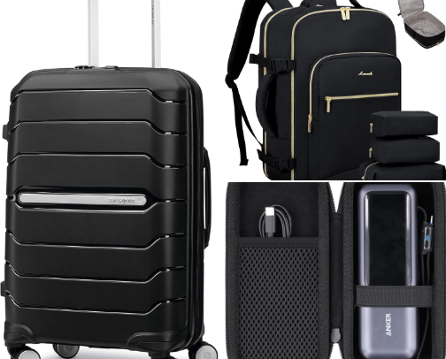 🧳 My Favorite Travel Essentials That Make Every Trip Easier cover photo collage
