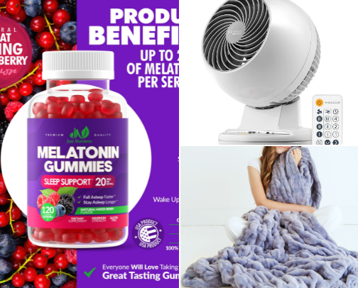 Good Sleep Starts Here cover photo collage