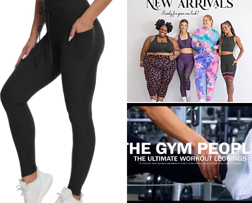 My Favorite Athletic Wear cover photo collage