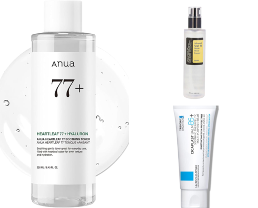 Best Viral Skincare Products for Acne and Barrier Repair cover photo collage
