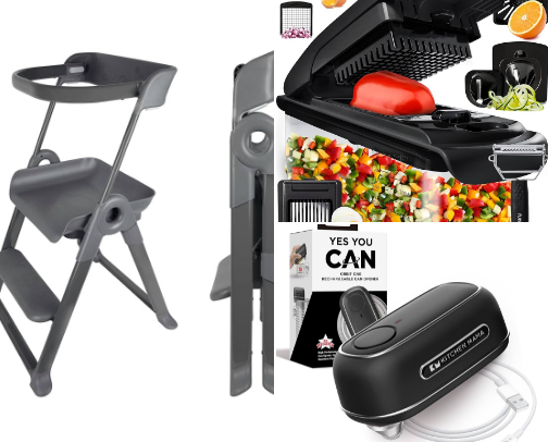 Kitchen Gadgets & Essentials cover photo collage