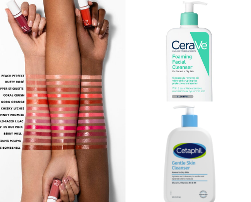 Beauty recs cover photo collage