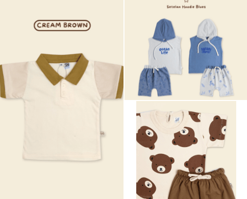 comfort babykid's clothes 🐼🐻 cover photo collage