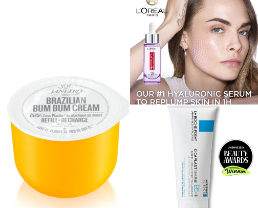 Beauty recs for worn out mamas! cover photo collage