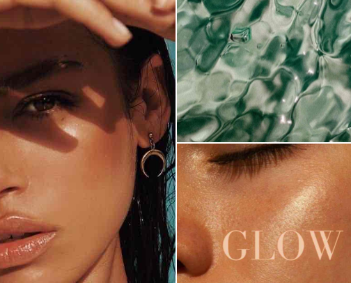 Summer Glow cover photo collage