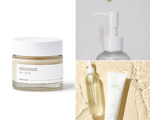 Skincare routine cover photo collage