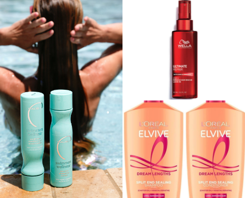 Hair care as a swimmer! cover photo collage