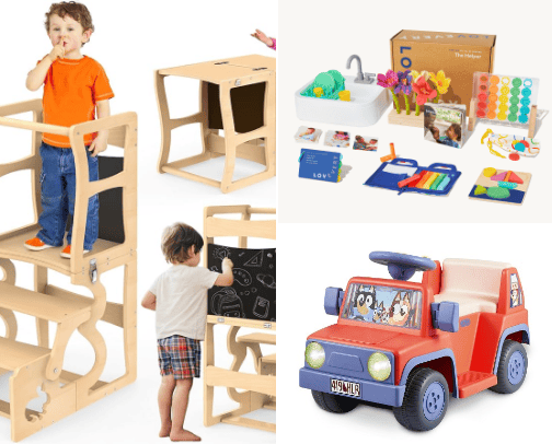 Toddler things cover photo collage