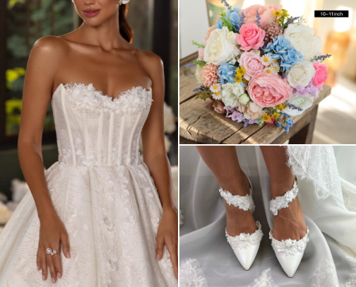 Everything for the wedding cover photo collage