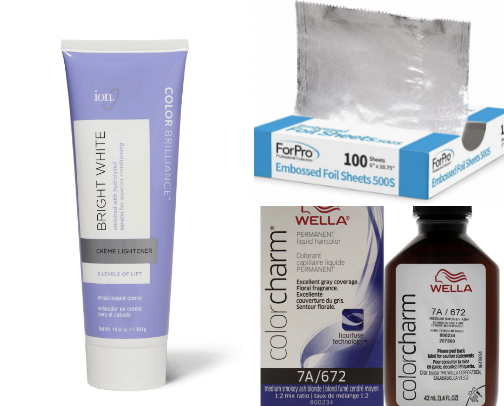 Hair Dying Essentials cover photo collage