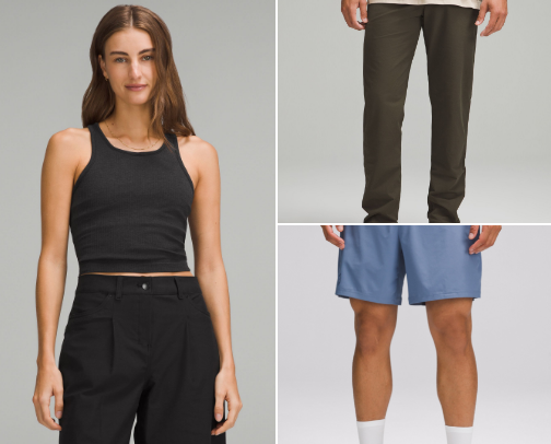 Lululemon Collections cover photo collage