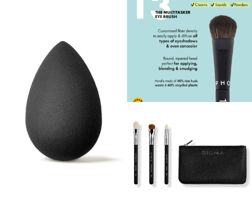 Best Makeup Brushes & Sponges for a Flawless Base cover photo collage