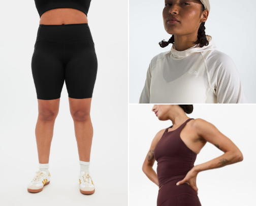 what’s worth saving on and what’s worth investing in workout clothes cover photo collage