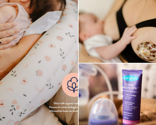 Allaitement serein : essentiels indispensables pour jeune maman cover photo collage