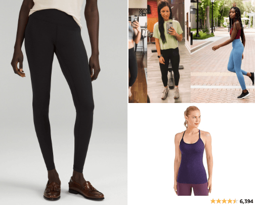 Hot Yoga Gear-OG's and Dupes cover photo collage