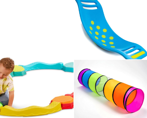 Indoor Gross Motor Activities for Active Toddlers & Preschoolers! cover photo collage
