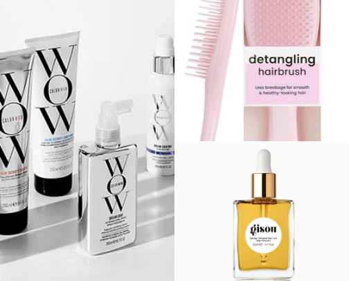 hair care cover photo collage