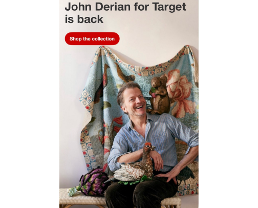 John Derian for Target is back cover photo collage