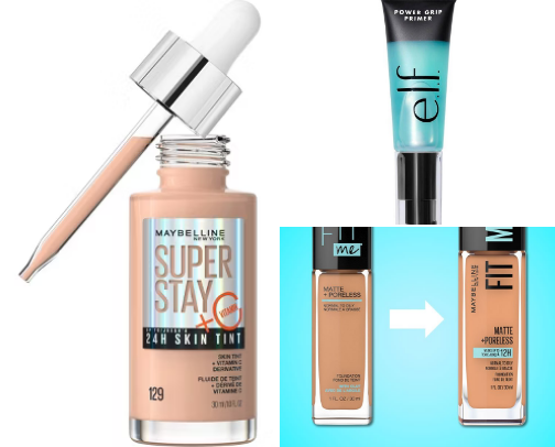 Affordable makeup products! 💕Want your makeup to look like you use highend makeup? These are my drugstore favs! cover photo collage
