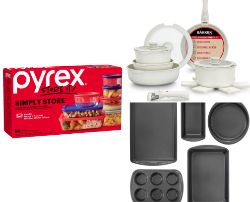 “Nonstick Cookware & Bakeware for Everyday Cooking” cover photo collage