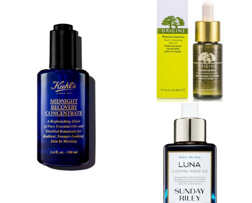 TOP Face oils cover photo collage