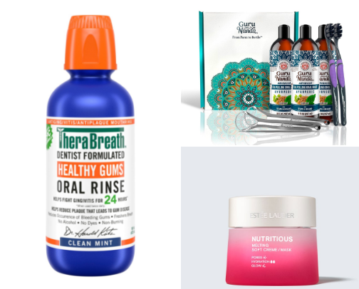 Products I love for am routines! cover photo collage