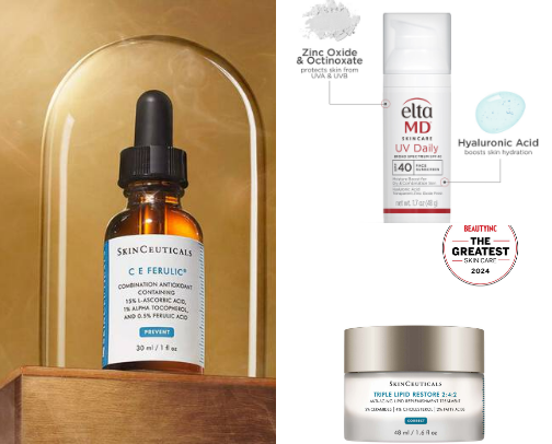 Skincare FAVES cover photo collage