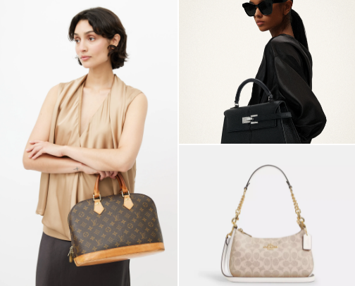 Luxury Bags cover photo collage
