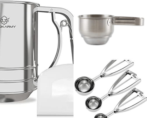 Go to baking tools cover photo collage