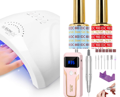 Salon-Level Nails at Home: The Ultimate DIY Mani & Pedi Guide 🩷 cover photo collage