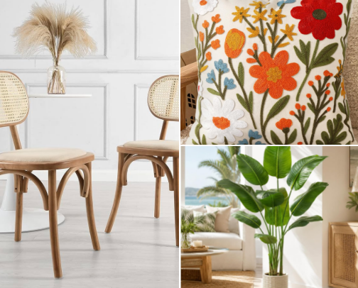 Summer Home Styling cover photo collage