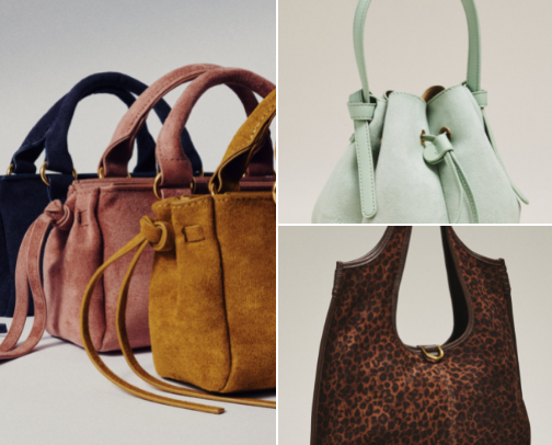 Suede Bags Everyone's Wearing This Fall cover photo collage