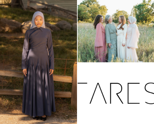 Modest dresses brands cover photo collage