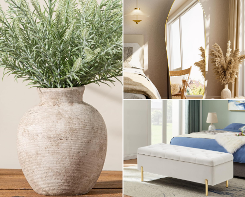 🛏️ Sweet Dreams & Cozy Spaces | Bedroom Finds I Adore 🤍 cover photo collage