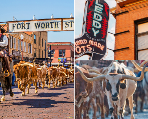 Fort Worth, Texas - Eat, Stay, See cover photo collage