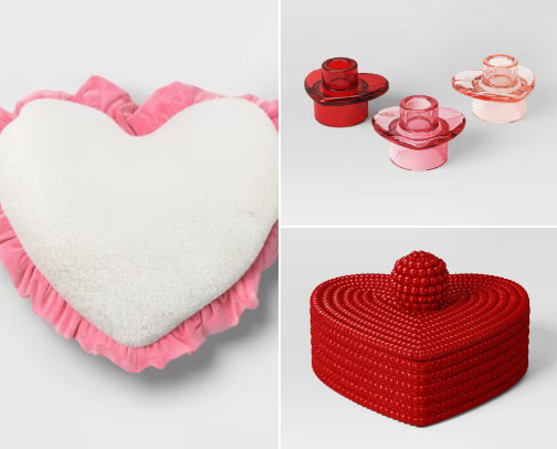 Valentine's Decor at Target cover photo collage