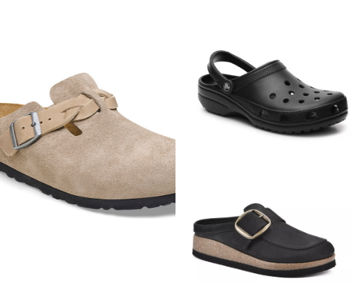 Women's Clogs cover photo collage