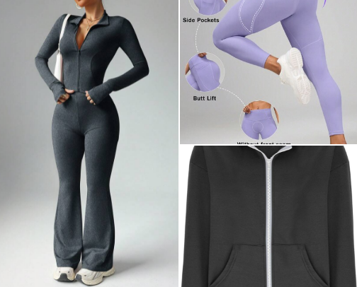 Everyday Shein Gym Outfits That Are Practical and Aesthetic. cover photo collage