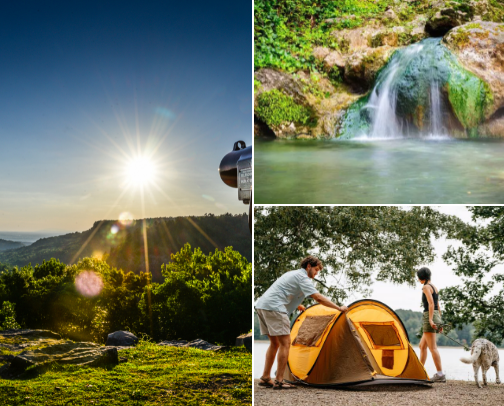 The Natural State cover photo collage