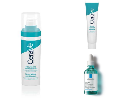 Must haves for blemish prone skin cover photo collage