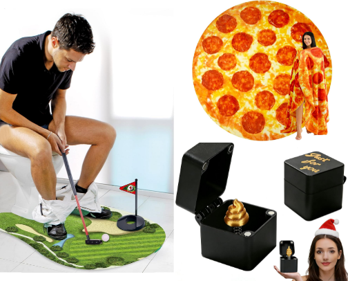 Funny & Weird Gift Ideas for Everyone cover photo collage