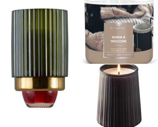 Home fragrances and Candles cover photo collage