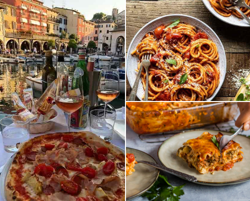 VIVI LA CUCINA ITALIANA🍝🇮🇹🍕 cover photo collage
